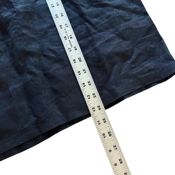 Quince Black Linen Sleeveless Tank Top Medium New With Tags - Picture 6 of 6